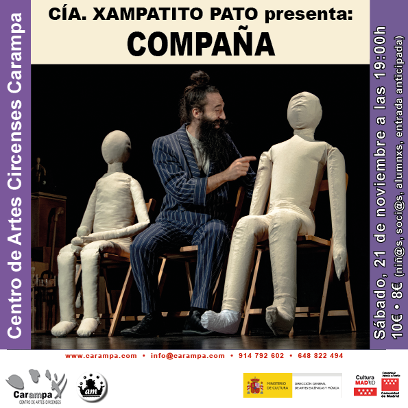 Compaña – Cía. Xampatito Pato en Escuela de Circo Carampa